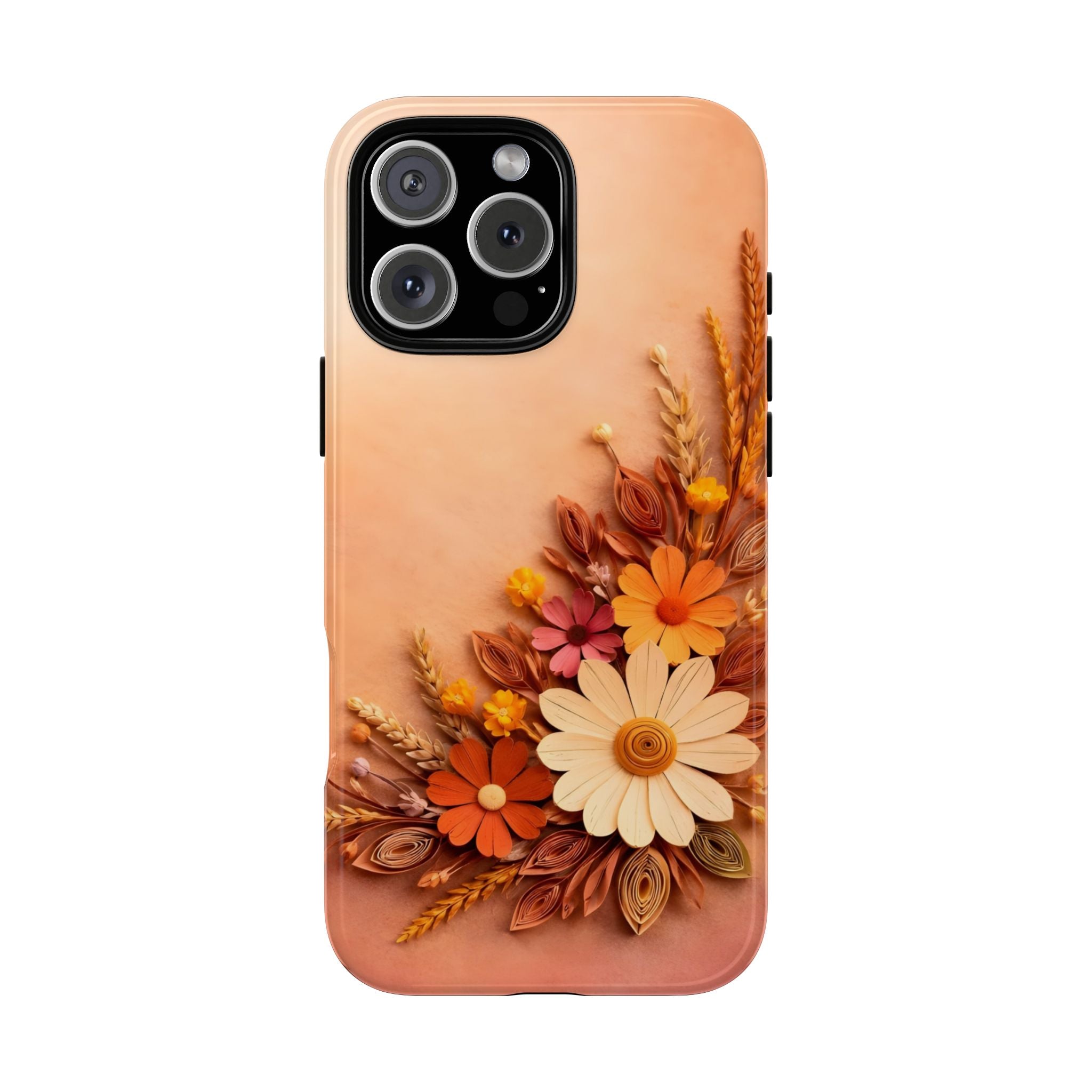 Floral Daisies Phone Case — Autumn Bouquet Protective iPhone Cover