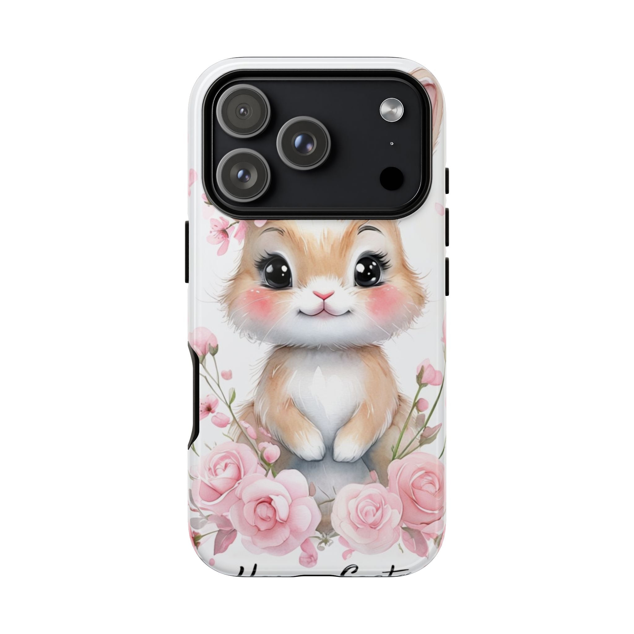Cute Bunny Phone Case — Adorable Kawaii Rabbit Phone Cover for Girls & Animal Lovers