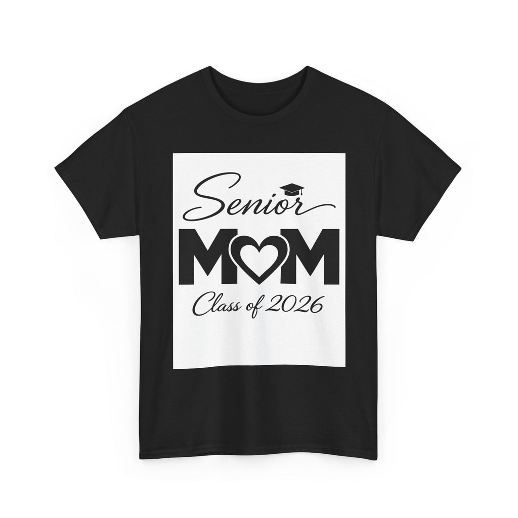Senior Mom T-Shirt - Class of 2026 Graduation Tee