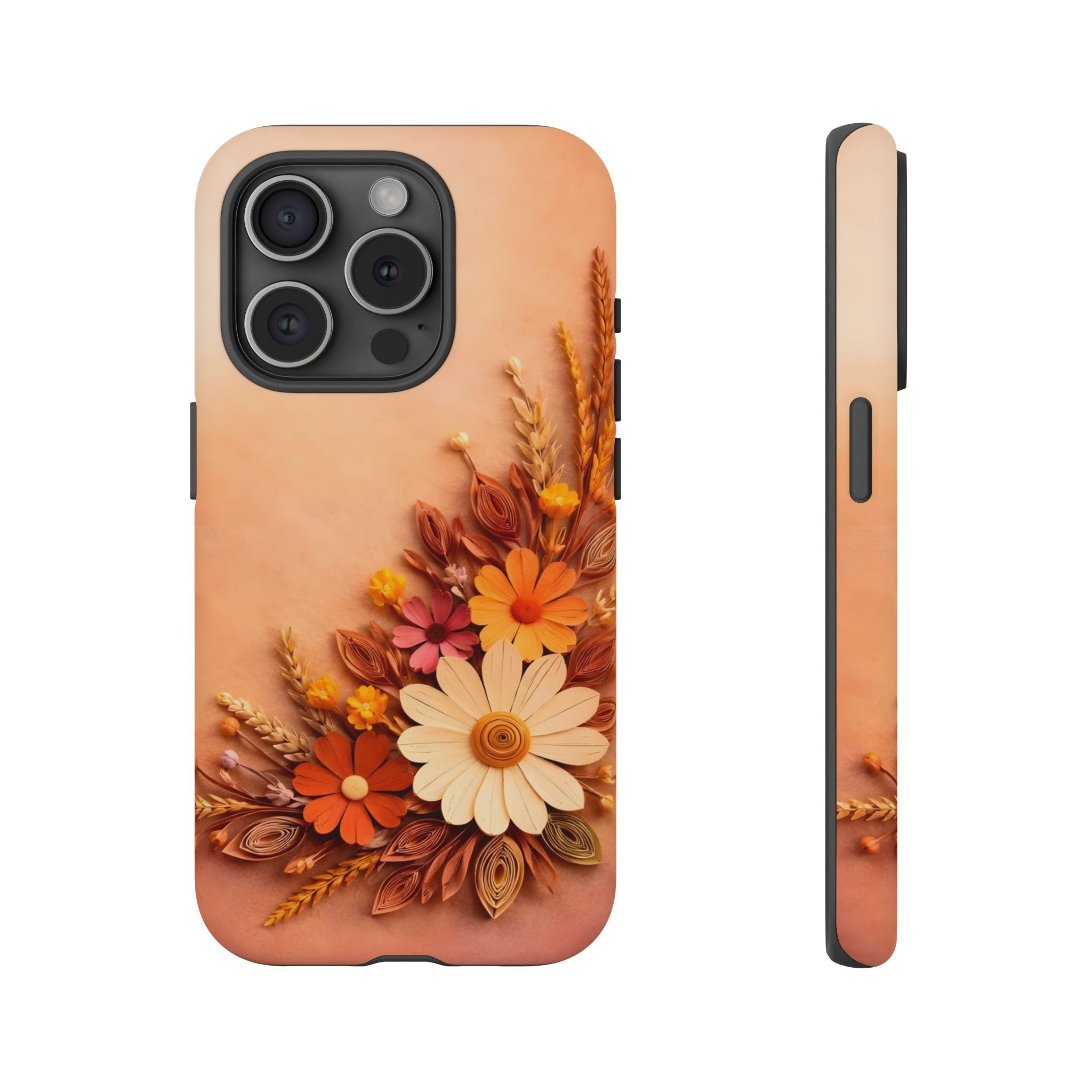 Floral Daisies Phone Case — Autumn Bouquet Protective iPhone Cover