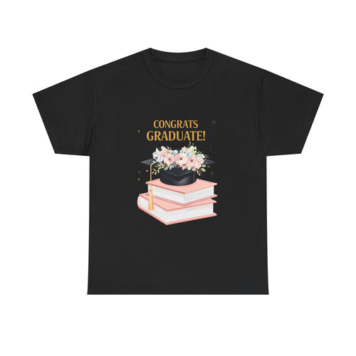Congrats Graduate Floral Graduation T-Shirt