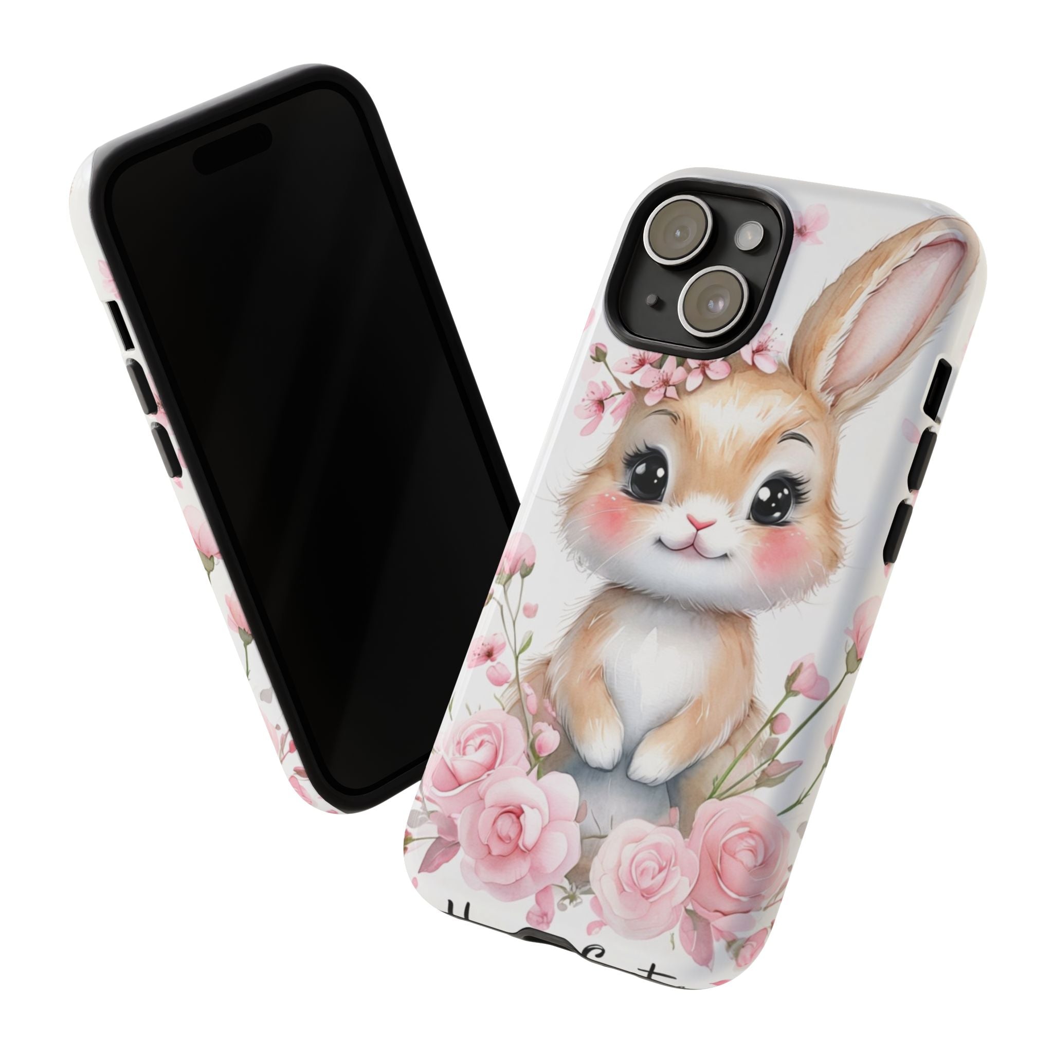 Cute Bunny Phone Case — Adorable Kawaii Rabbit Phone Cover for Girls & Animal Lovers