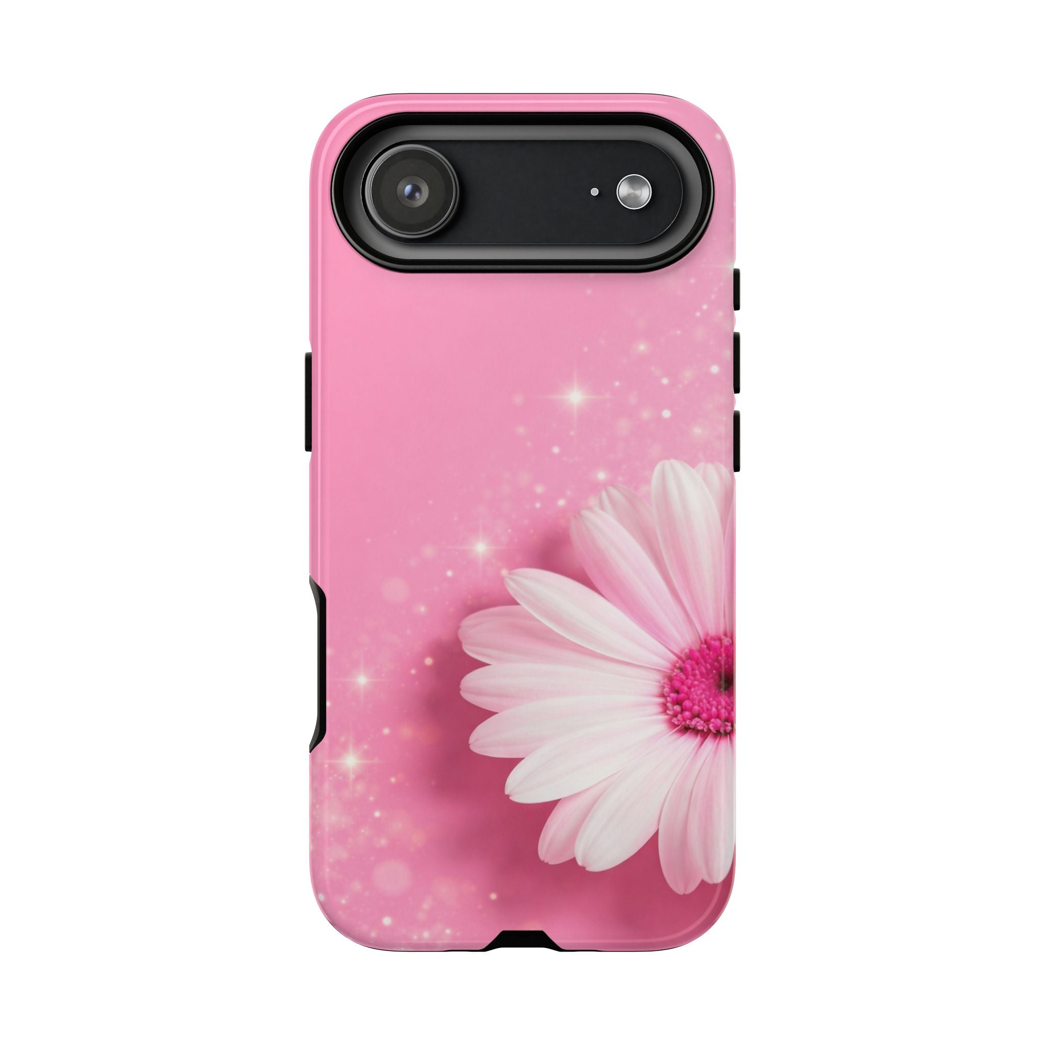 Pink Daisy Phone Case, Aesthetic Floral iPhone & Samsung Case, Cute Flower Phone Cover, Soft Girl Coquette Case, Feminine Pink Case
