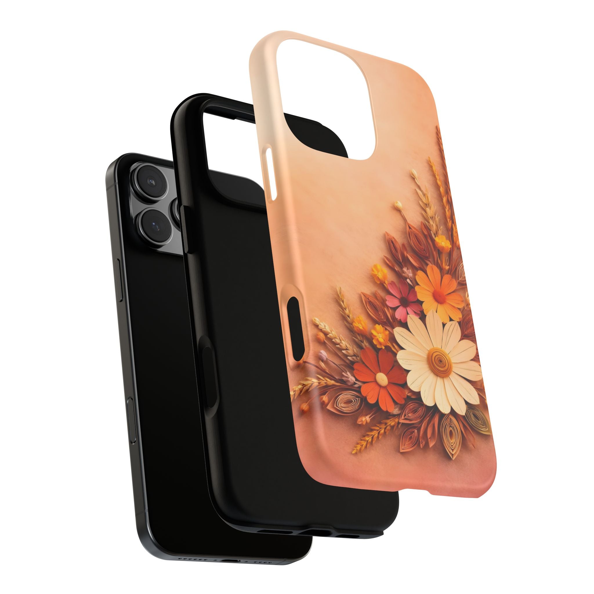 Floral Daisies Phone Case — Autumn Bouquet Protective iPhone Cover