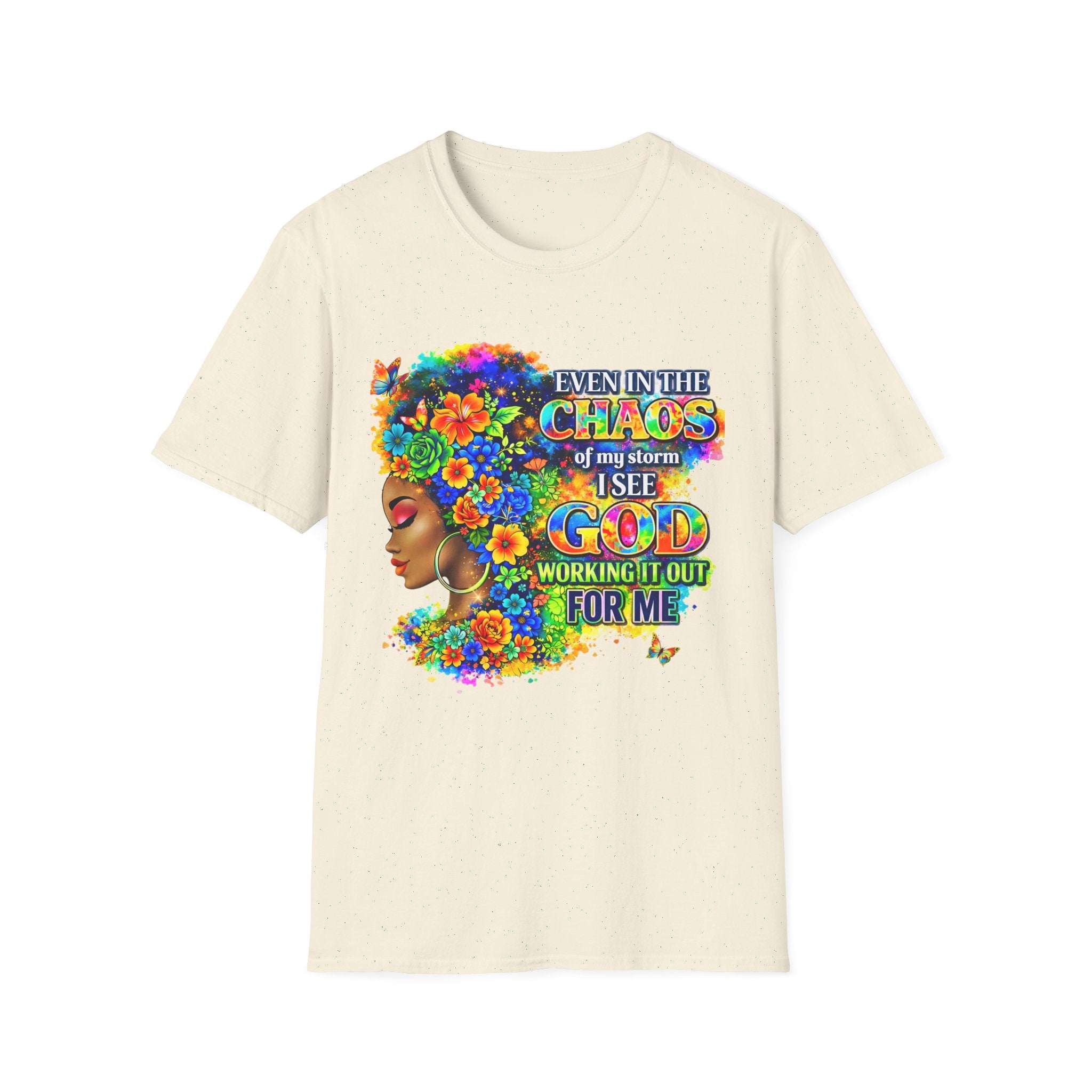 Faithful in the Storm T-Shirt — "Even in the Chaos of My Storm I See God Working It Out for Me"
