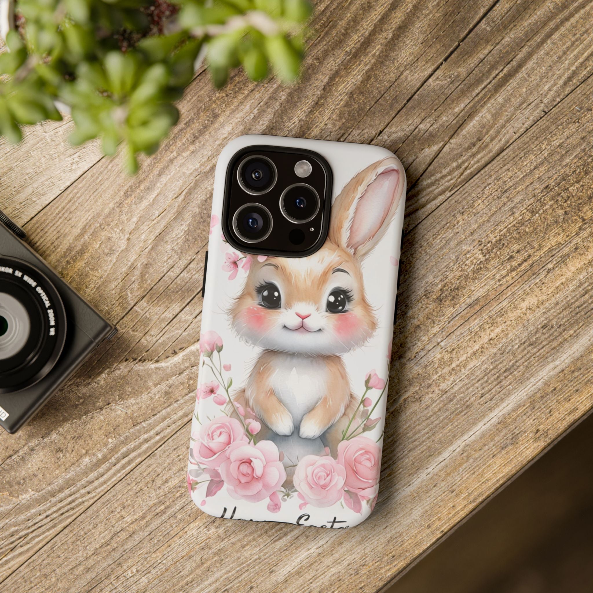 Cute Bunny Phone Case — Adorable Kawaii Rabbit Phone Cover for Girls & Animal Lovers
