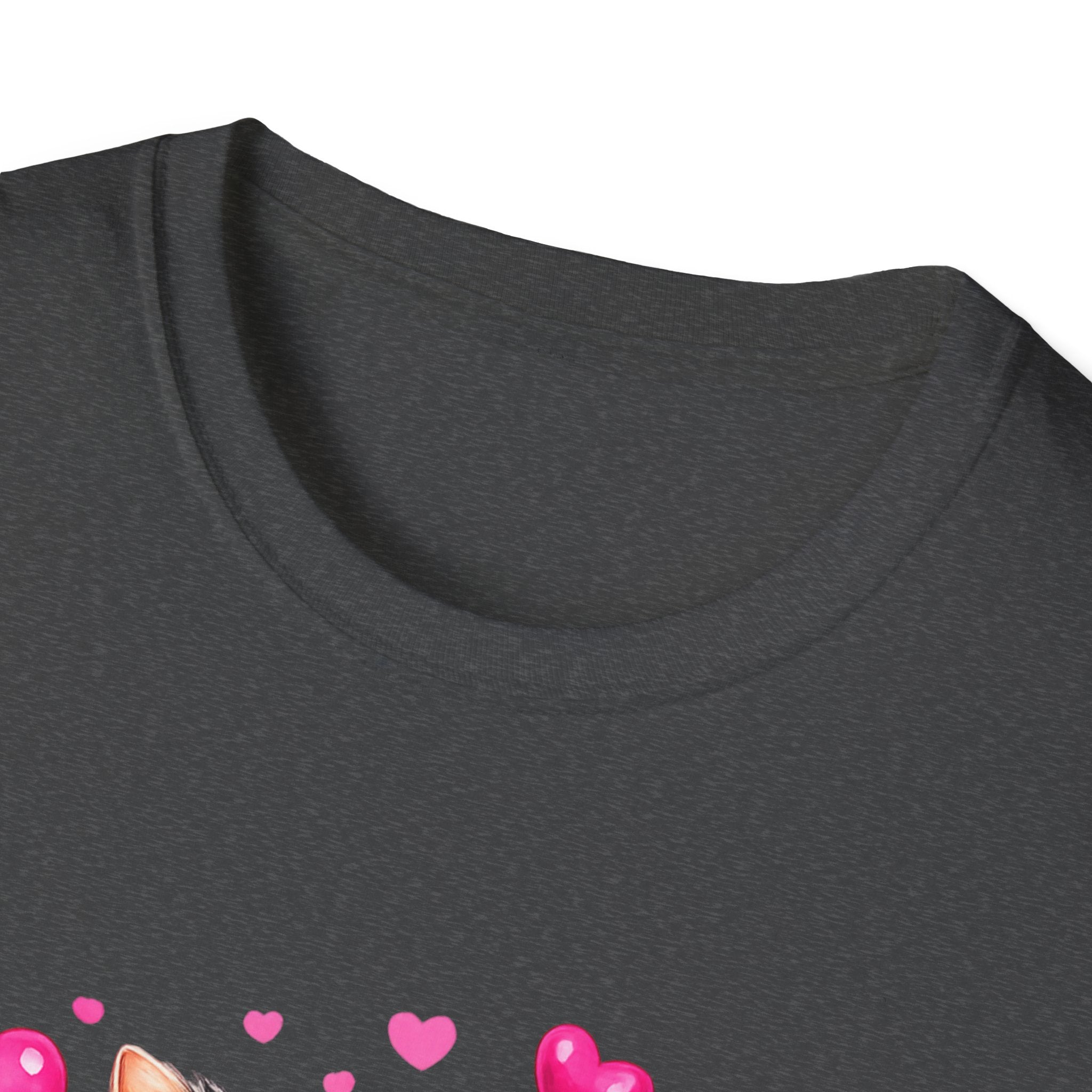 Mommy’s Child Yorkie Shirt – Cute Puppy in Mug Graphic Tee, Dog Lover Gift, Pink Heart Aesthetic, Yorkshire Terrier T-Shirt for Women