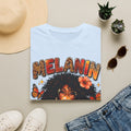 Melanin Poppin Shirt, Black Woman Afro T-Shirt, Leopard Print Melanin Tee, Empowerment Graphic Shirt, Black Girl Magic Gift