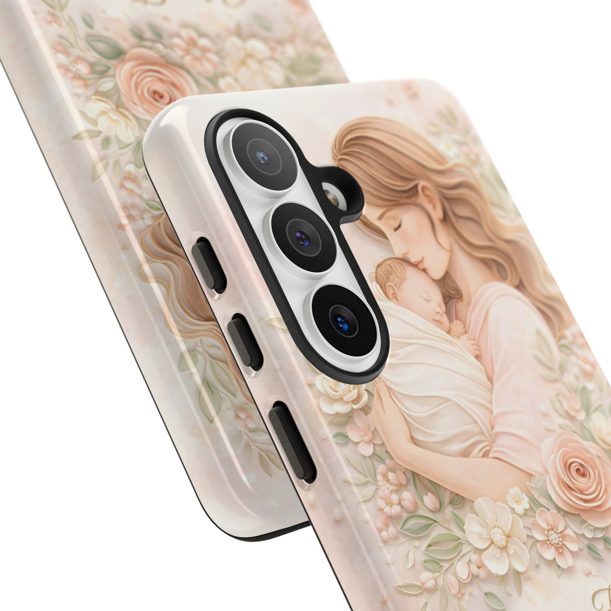 My First Mother's Day Floral Phone Case — Mom & Baby Protective Case