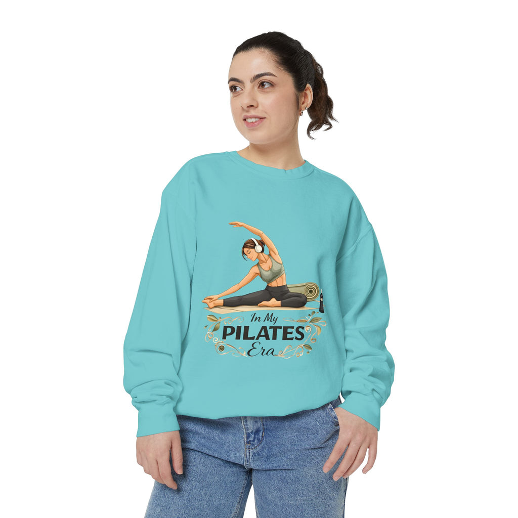 Pilates Era Sweatshirt - 'In My Pilates Era' Illustrated Fitness Crewneck