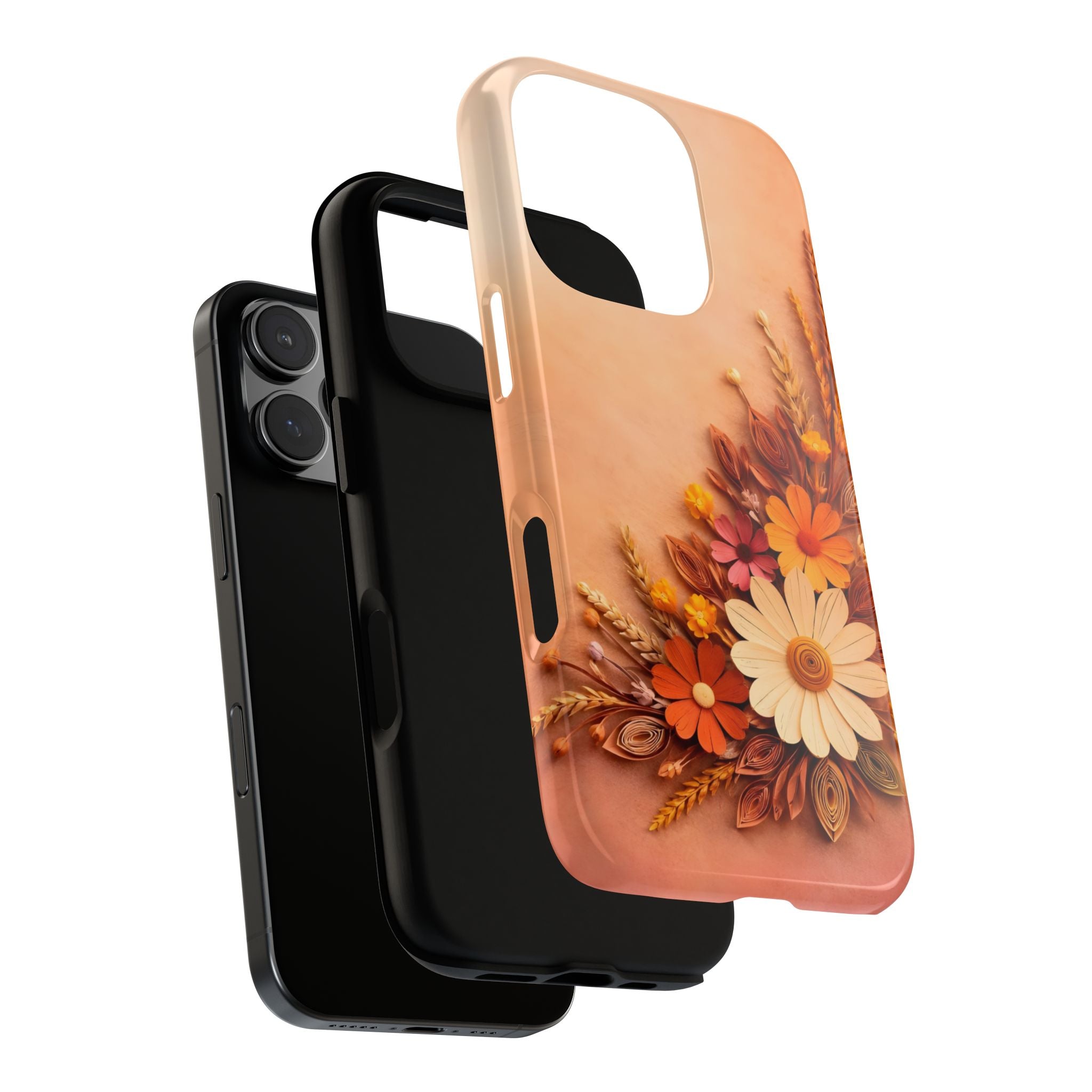 Floral Daisies Phone Case — Autumn Bouquet Protective iPhone Cover