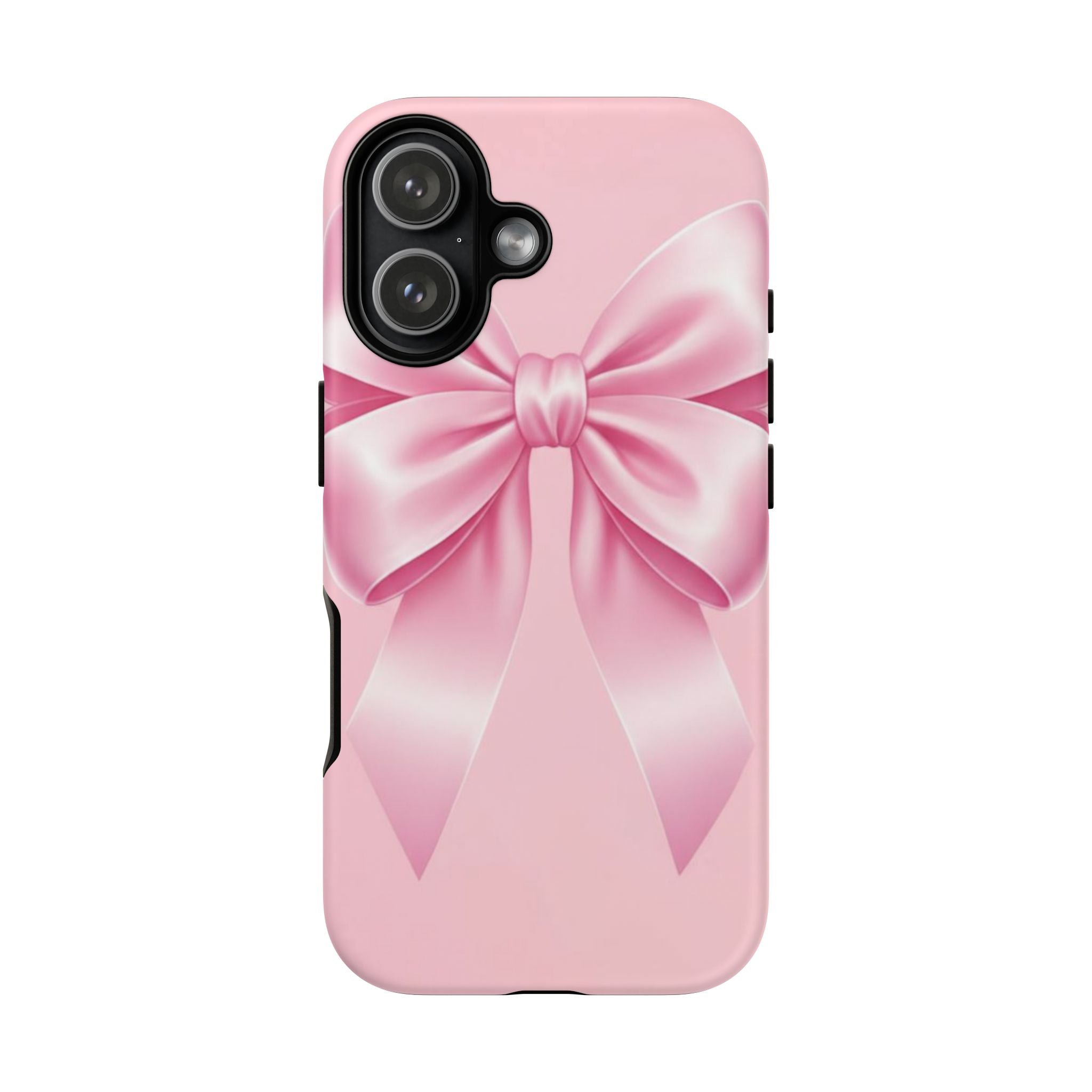 Coquette Pink Bow Phone Case, Cute Aesthetic iPhone Case, Soft Girl Bow Cover, Feminine Girly Phone Case