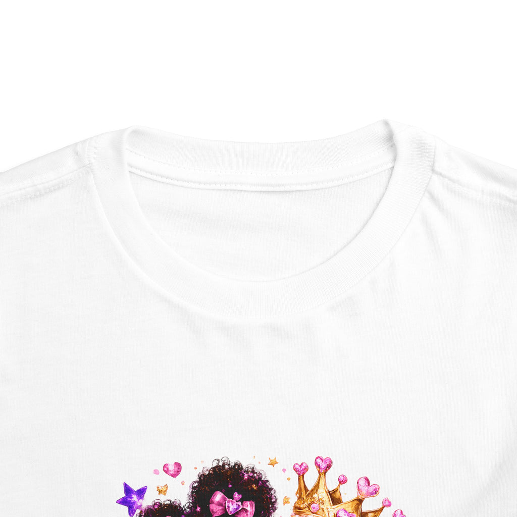 2nd Birthday Princess Toddler Tee — Pink Sparkle Princess Graphic Shirt