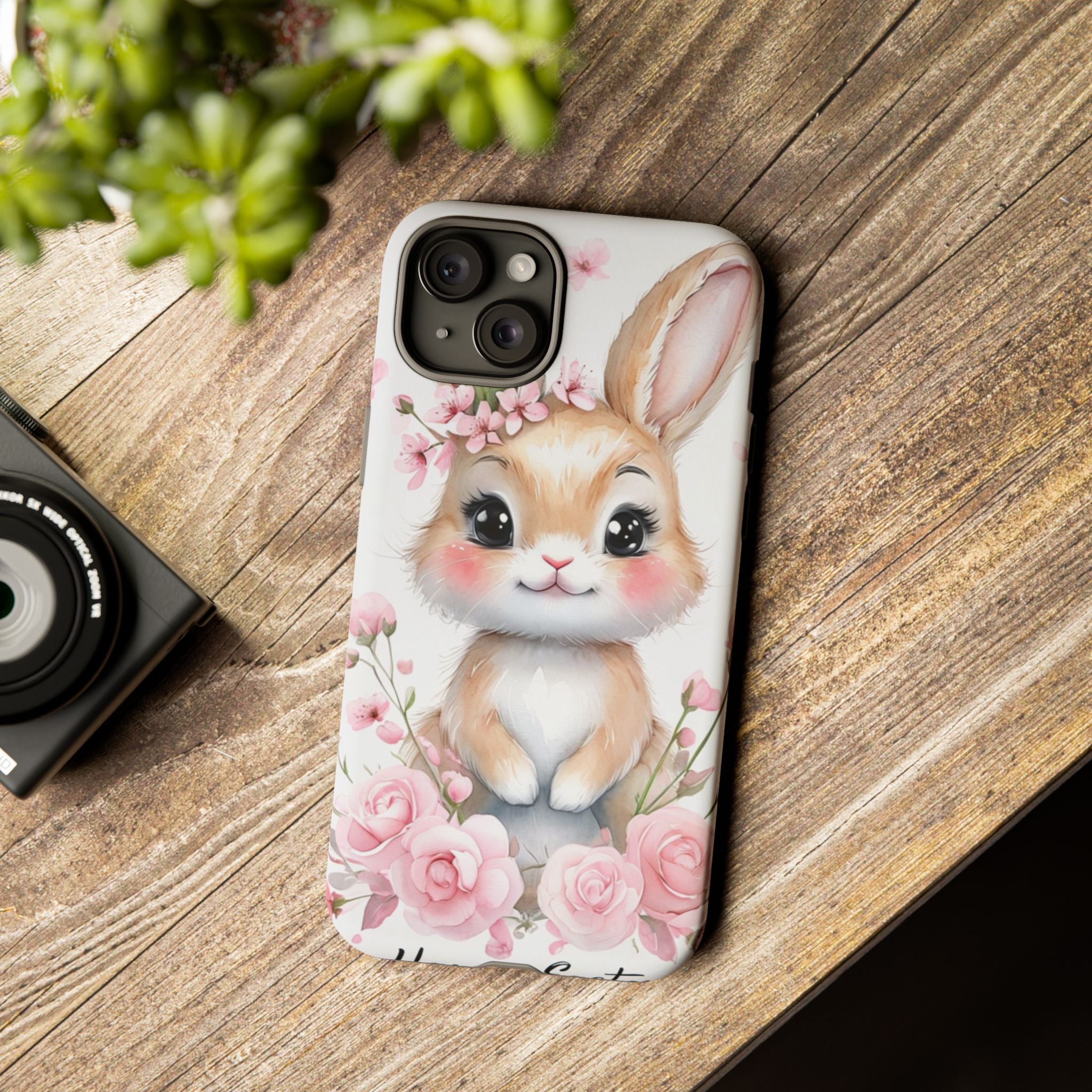 Cute Bunny Phone Case — Adorable Kawaii Rabbit Phone Cover for Girls & Animal Lovers