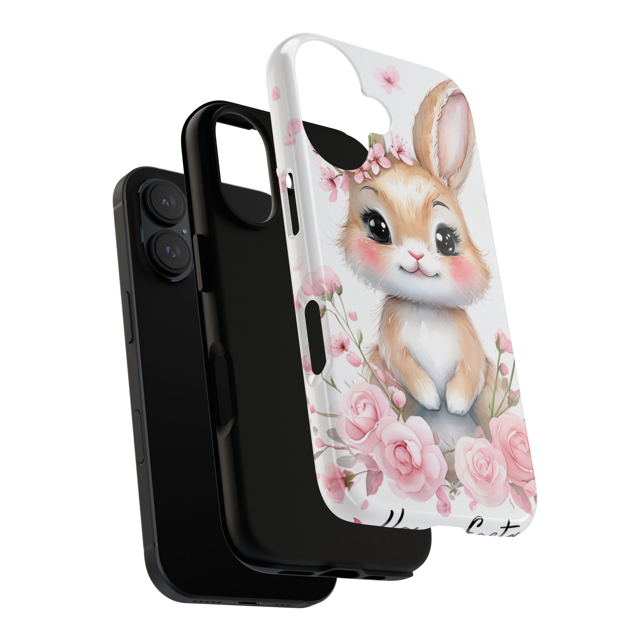 Cute Bunny Phone Case — Adorable Kawaii Rabbit Phone Cover for Girls & Animal Lovers