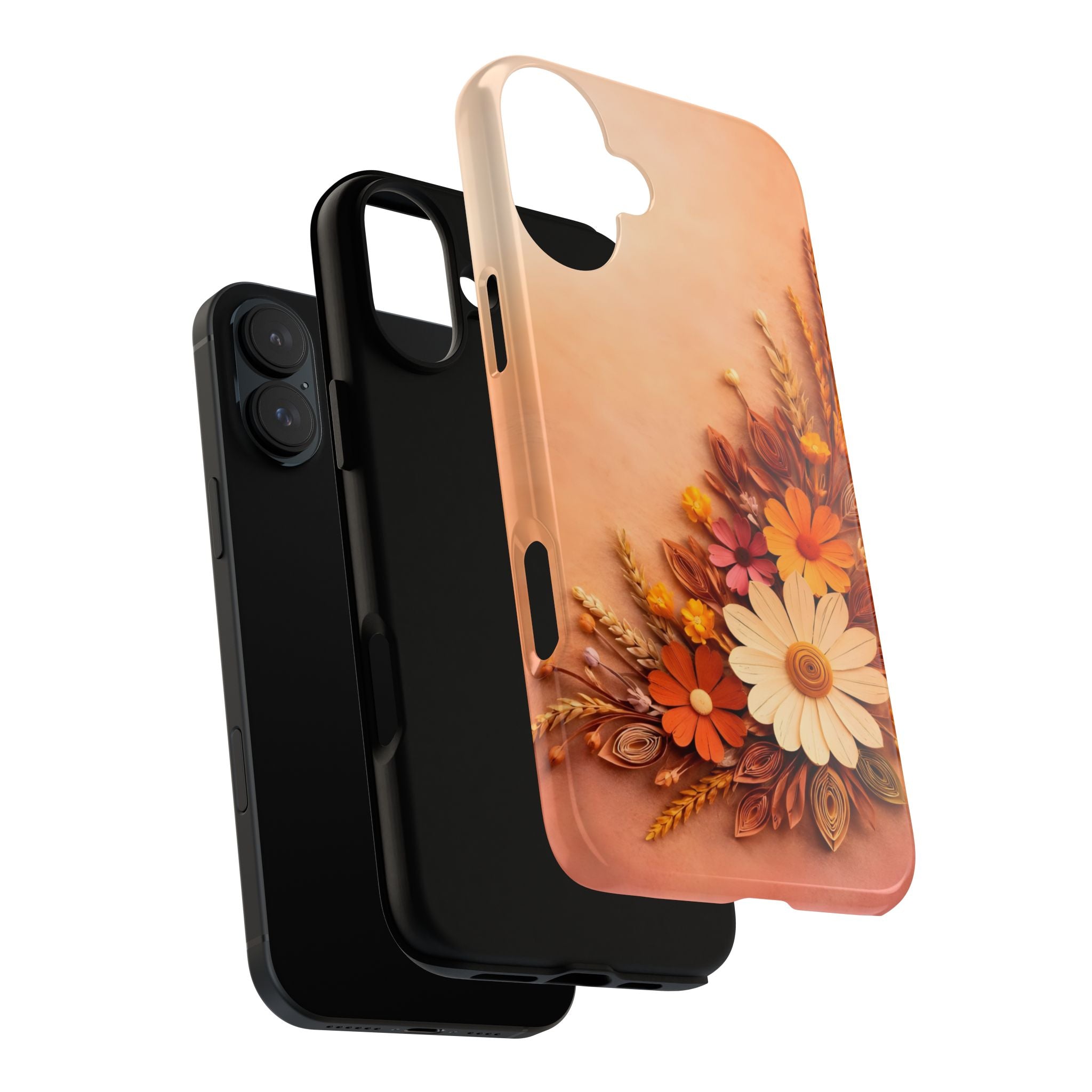 Floral Daisies Phone Case — Autumn Bouquet Protective iPhone Cover