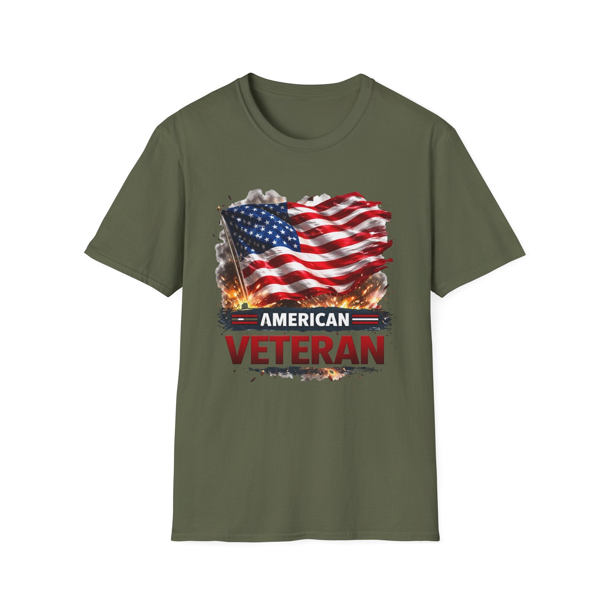 Veteran Gift Shirt, American Flag Tee, Military Veteran Apparel, Patriotic Gift for Dad, Husband Veteran Shirt