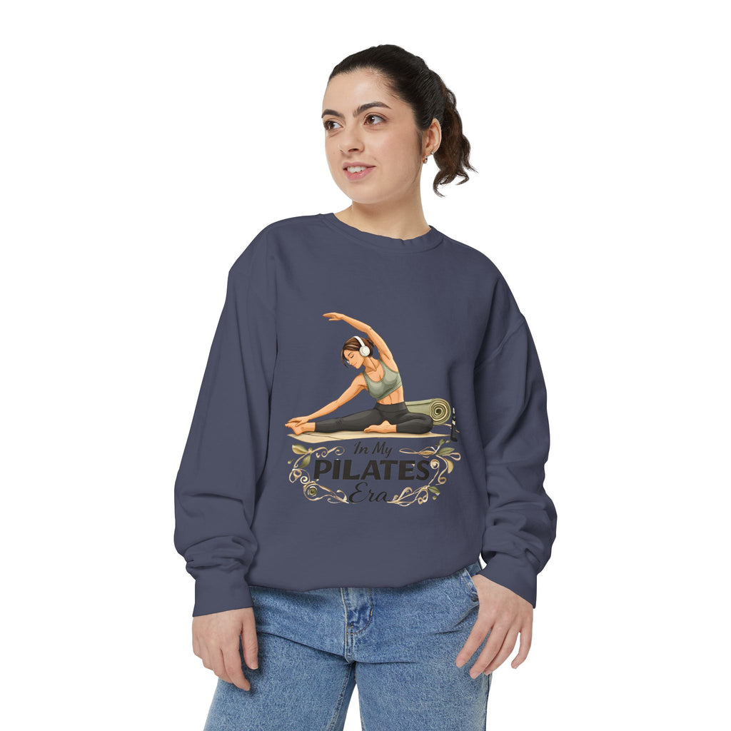 Pilates Era Sweatshirt - 'In My Pilates Era' Illustrated Fitness Crewneck