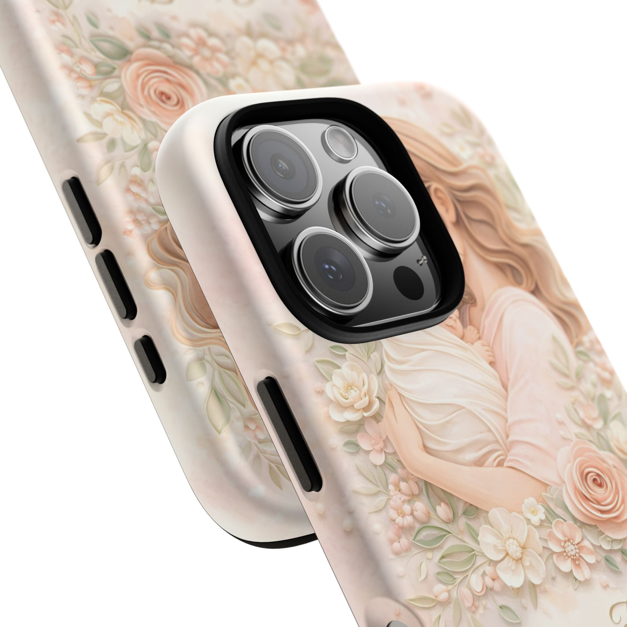 My First Mother's Day Floral Phone Case — Mom & Baby Protective Case