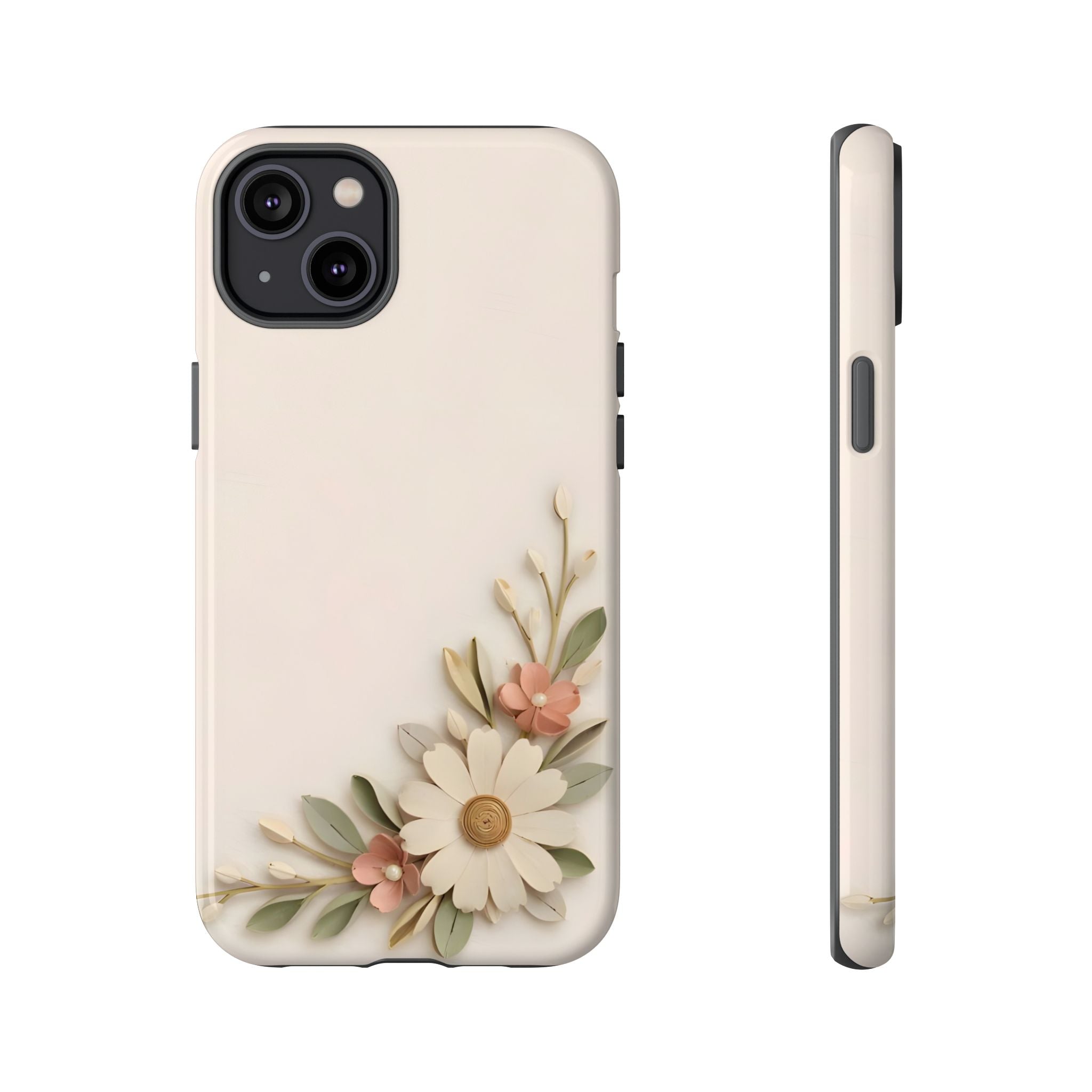 Daisy Blossom Tough Phone Case — Floral Protective iPhone Cover
