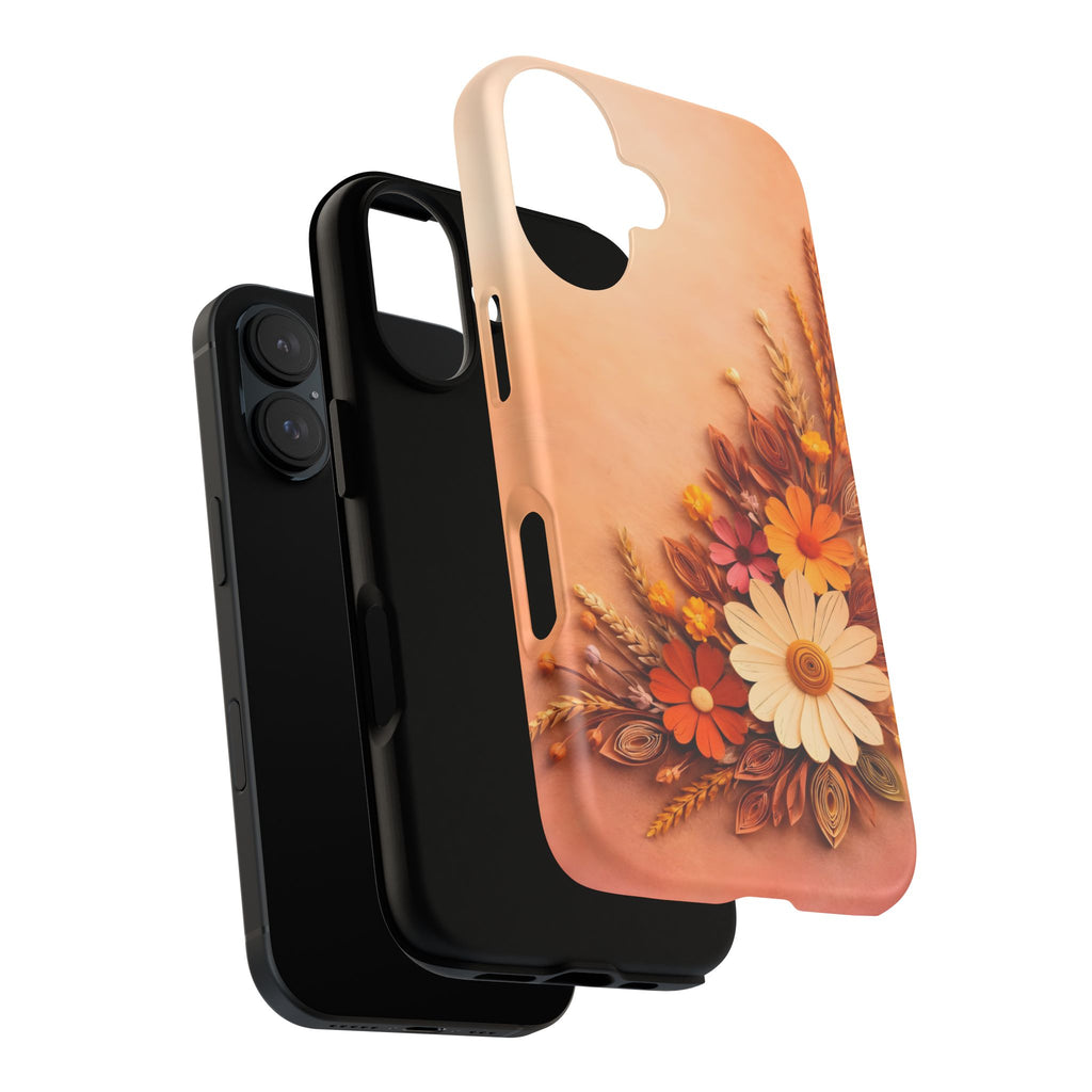 Floral Daisies Phone Case — Autumn Bouquet Protective iPhone Cover