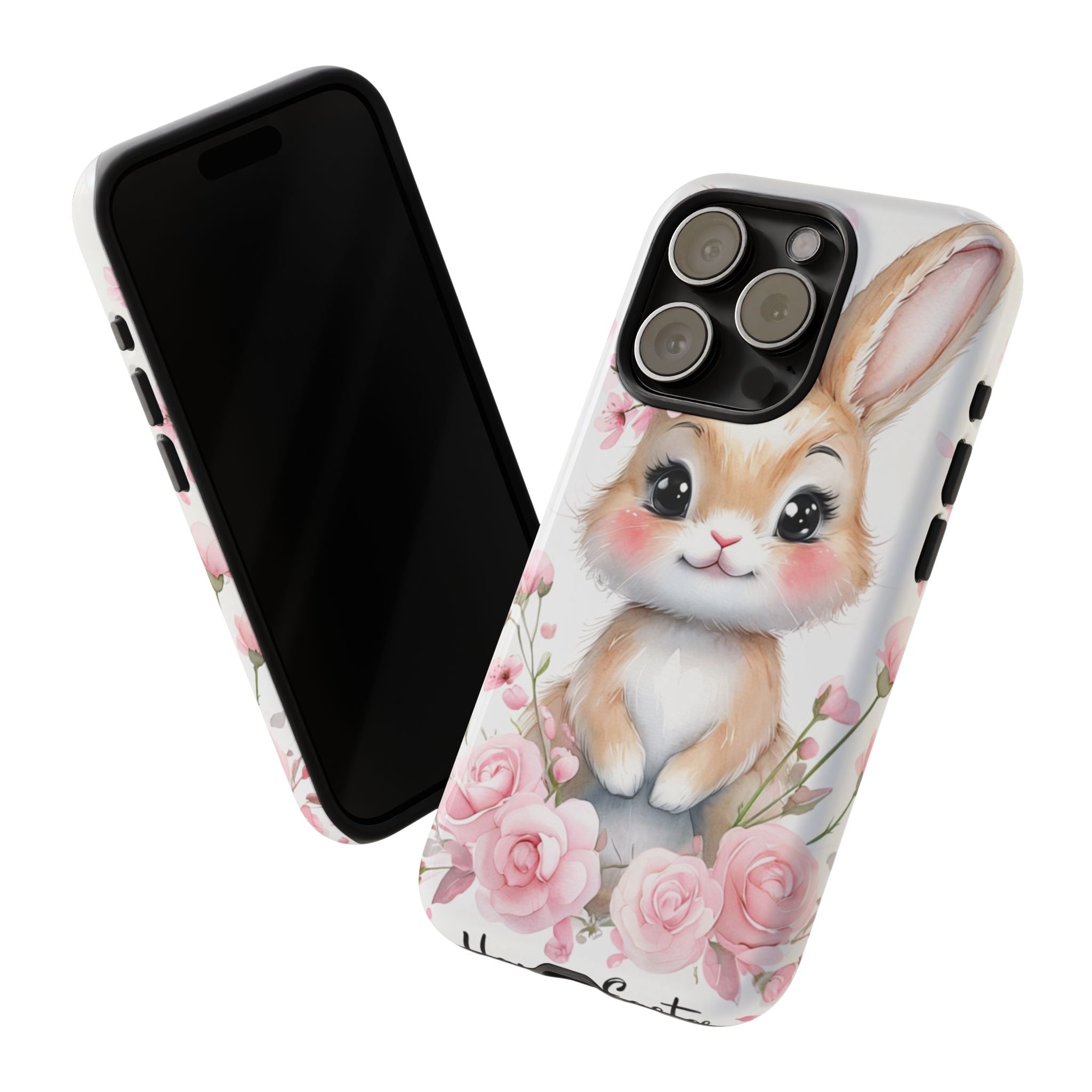 Cute Bunny Phone Case — Adorable Kawaii Rabbit Phone Cover for Girls & Animal Lovers