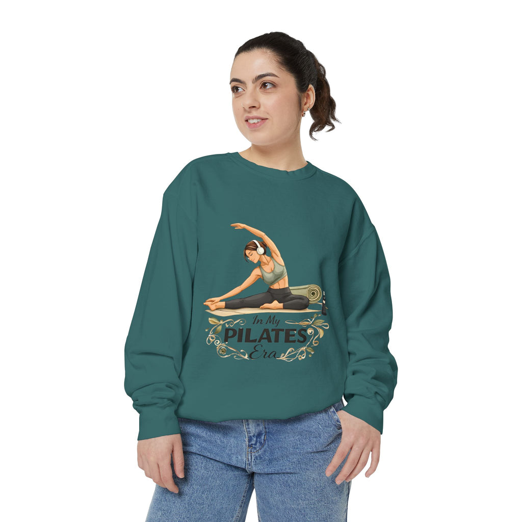 Pilates Era Sweatshirt - 'In My Pilates Era' Illustrated Fitness Crewneck