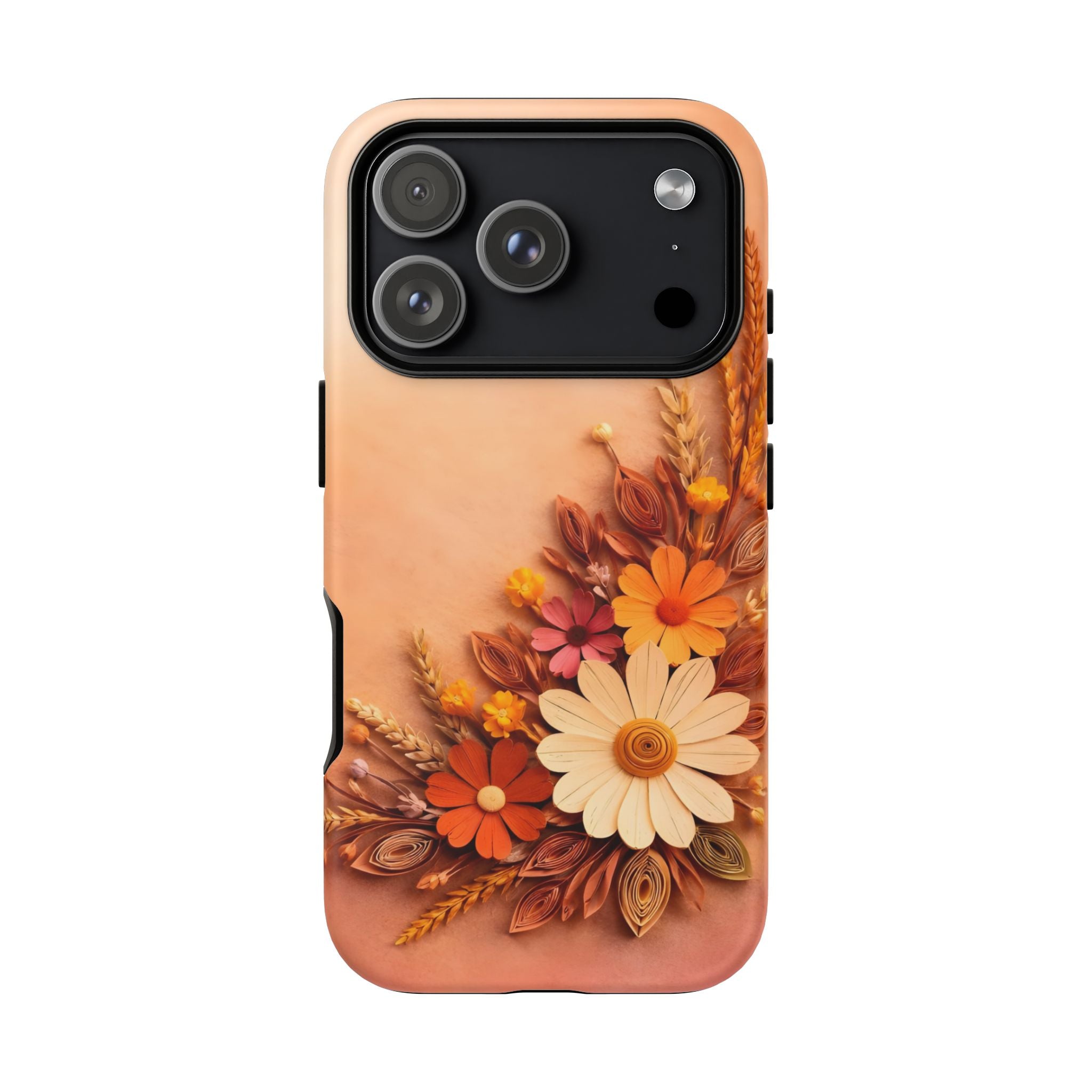 Floral Daisies Phone Case — Autumn Bouquet Protective iPhone Cover