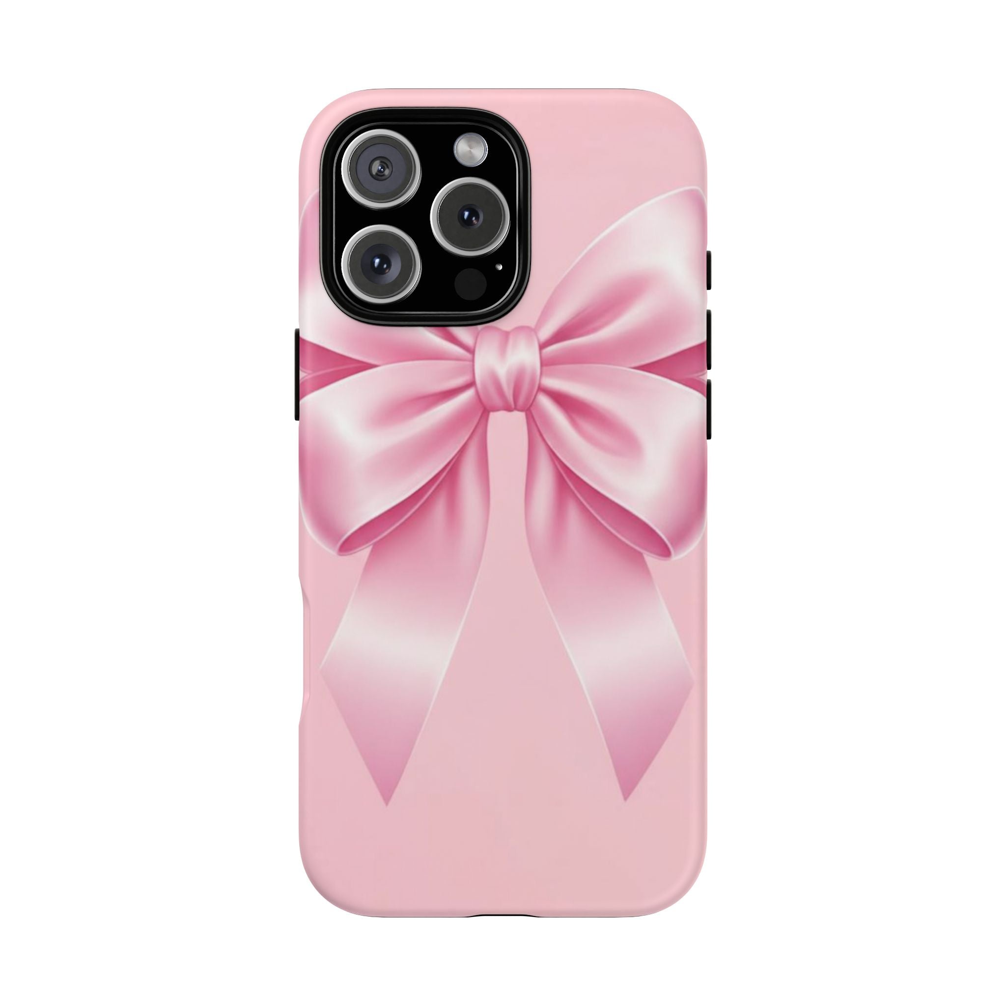 Coquette Pink Bow Phone Case, Cute Aesthetic iPhone Case, Soft Girl Bow Cover, Feminine Girly Phone Case