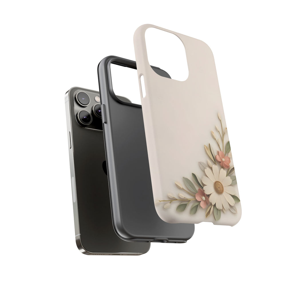Daisy Blossom Tough Phone Case — Floral Protective iPhone Cover