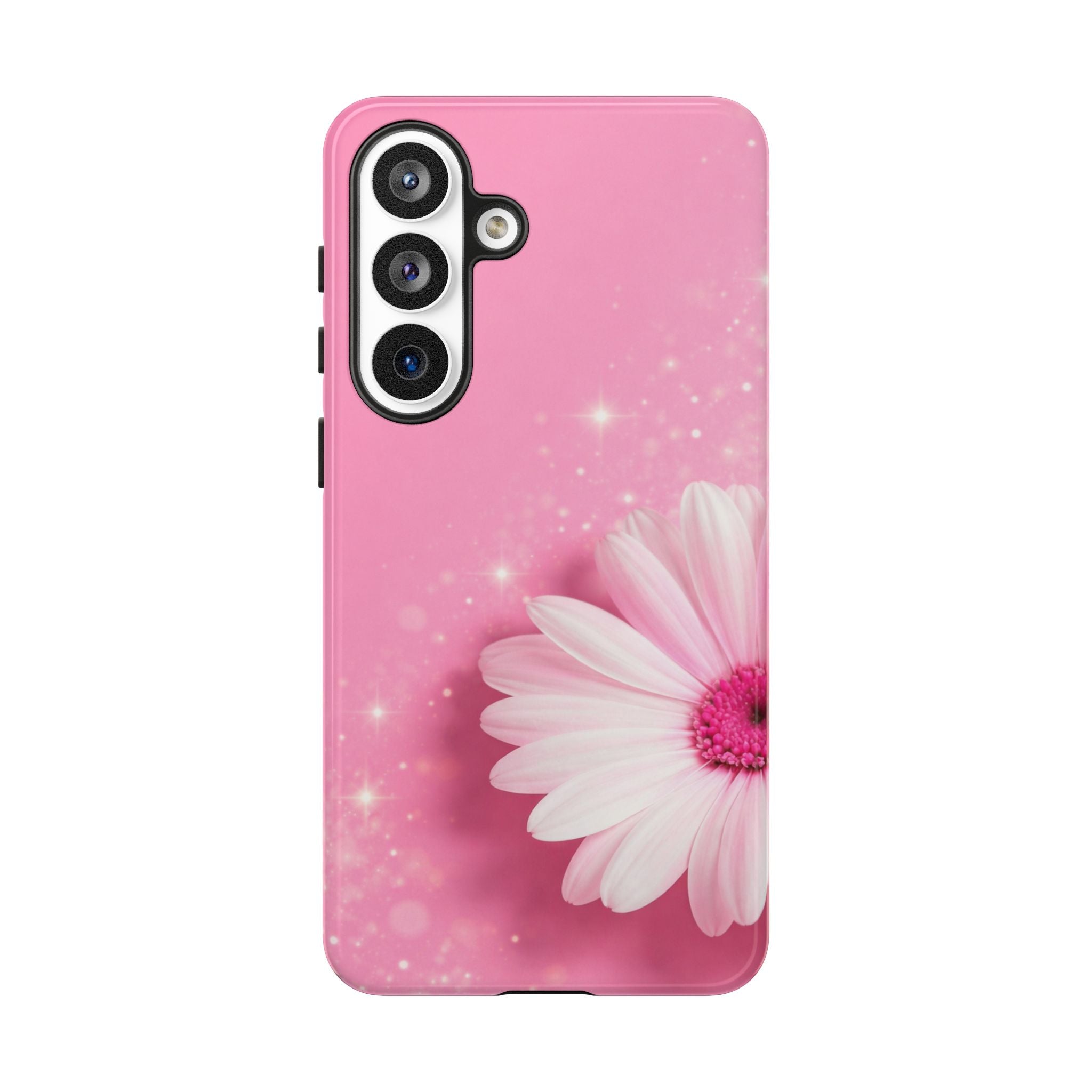 Pink Daisy Phone Case, Aesthetic Floral iPhone & Samsung Case, Cute Flower Phone Cover, Soft Girl Coquette Case, Feminine Pink Case
