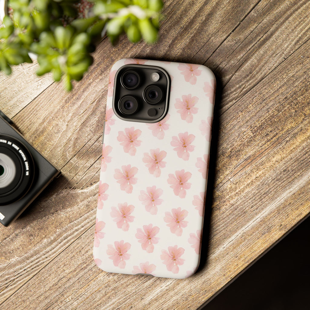 Floral Pink Blossom Tough Phone Case