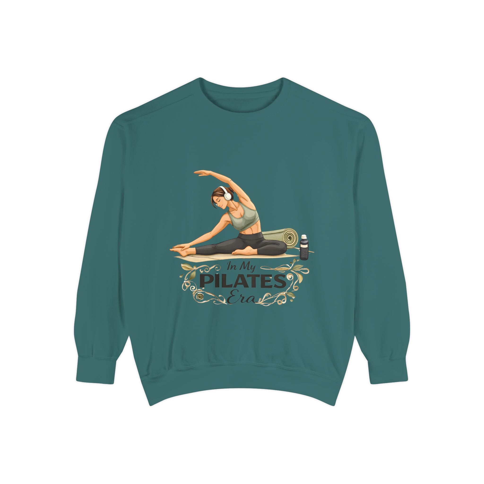 Pilates Era Sweatshirt - 'In My Pilates Era' Illustrated Fitness Crewneck