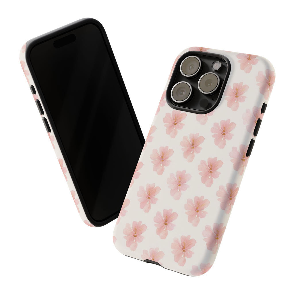 Floral Pink Blossom Tough Phone Case